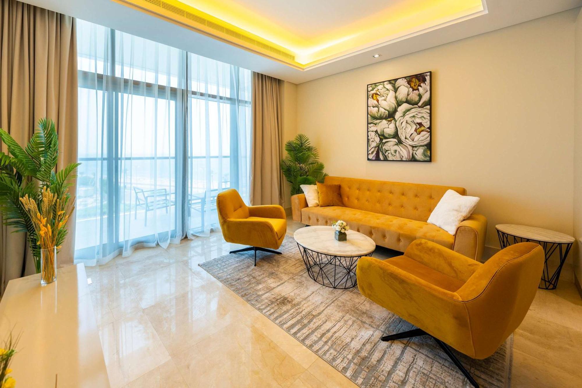 Spacious Beachfront 2 Bedroom Apartment - The 8 Dubai Exteriör bild
